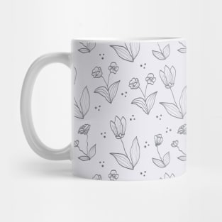 Hand Drawn Floral Pattern #4 Mug